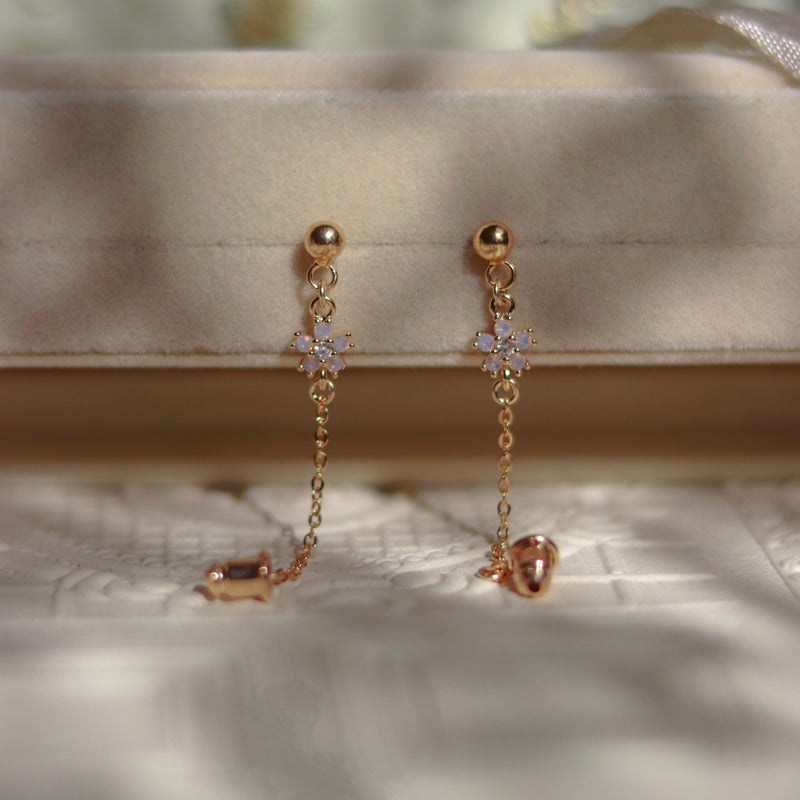 Flower Chain Earrings