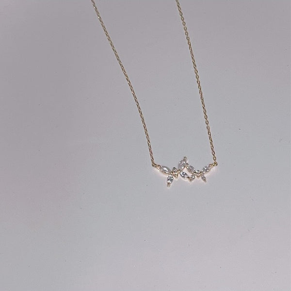 Crystal Butterfly Necklace Stack