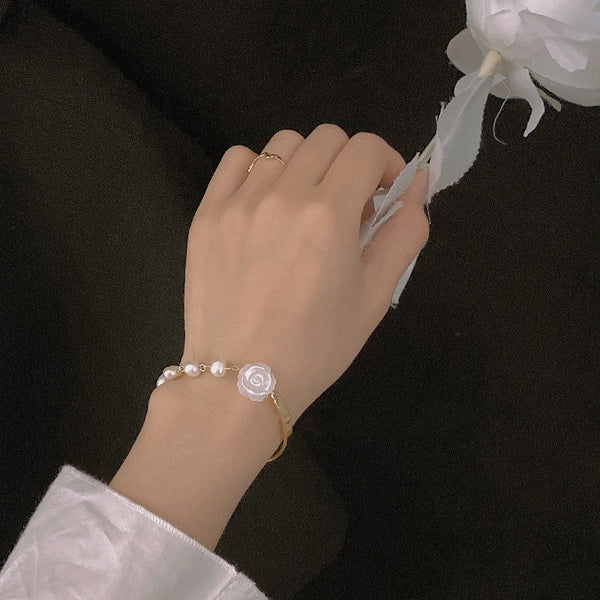 White Rose Bracelet